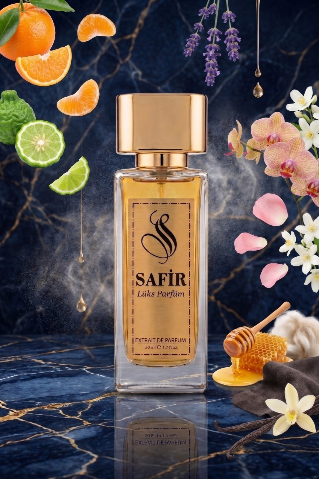 Safir Velvet Orchd Extrait de Parfum 50 ml | Velvet Orchid Muadili Kadın Parfüm