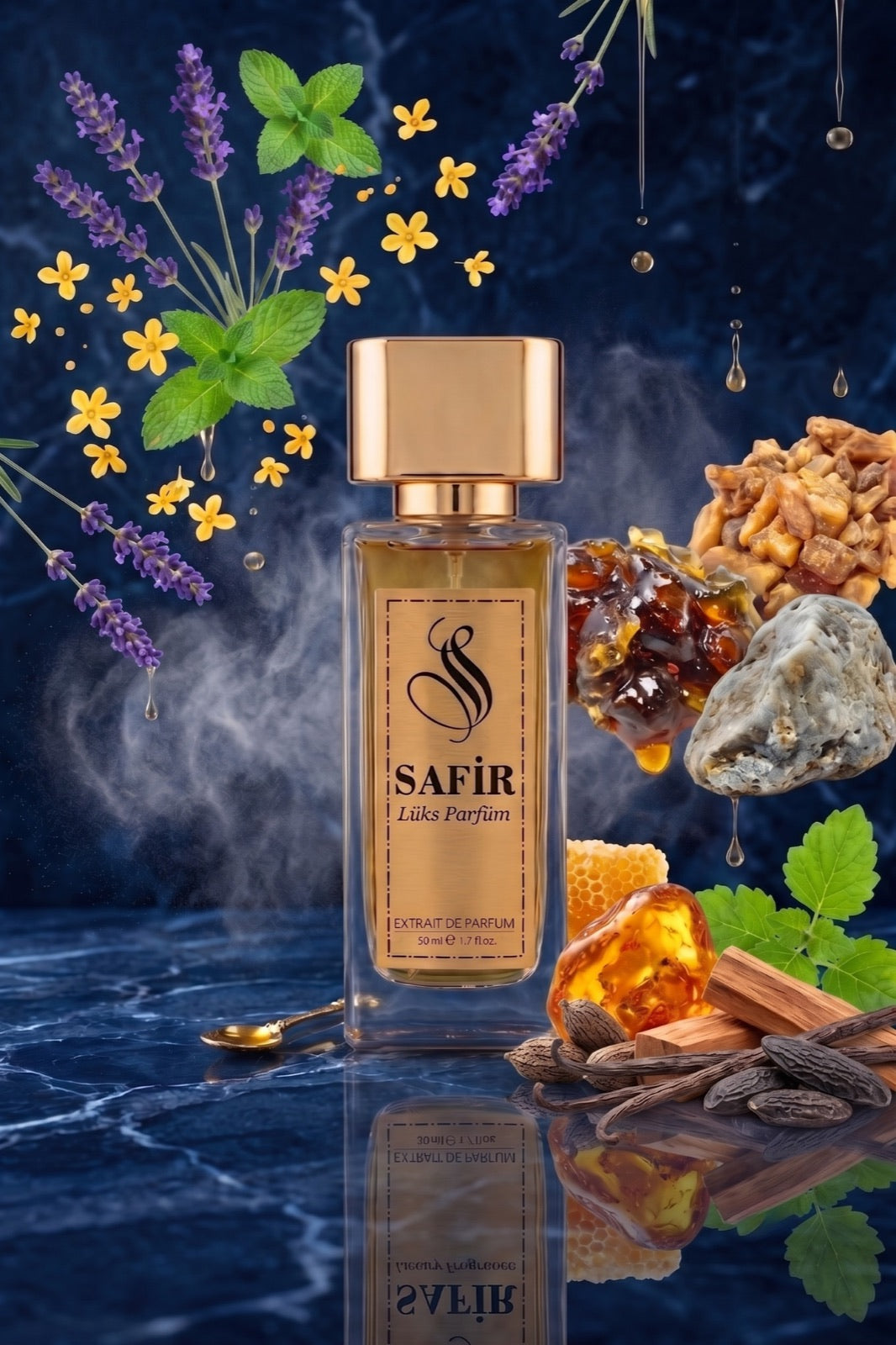 Safir Kadraj Extrait de Parfum 50 ml | Oajan Muadili Erkek Parfüm