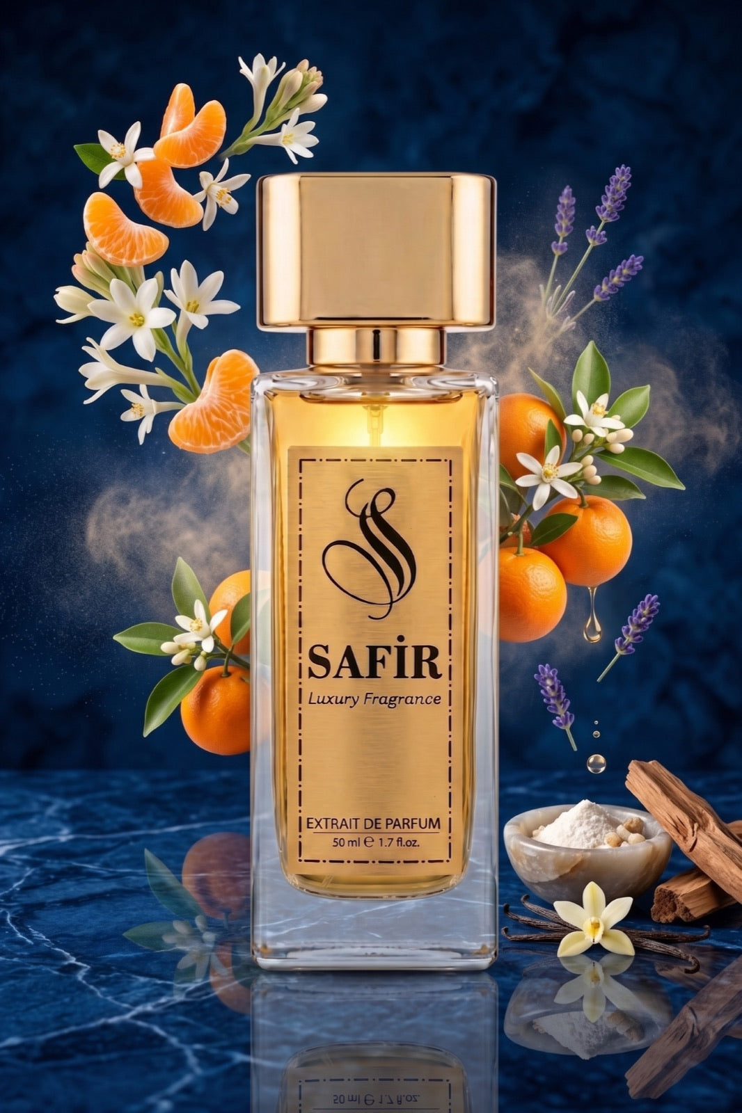 Safir Majestic Extrait de Parfum 50 ml | Marfa Muadili Kadın Parfüm