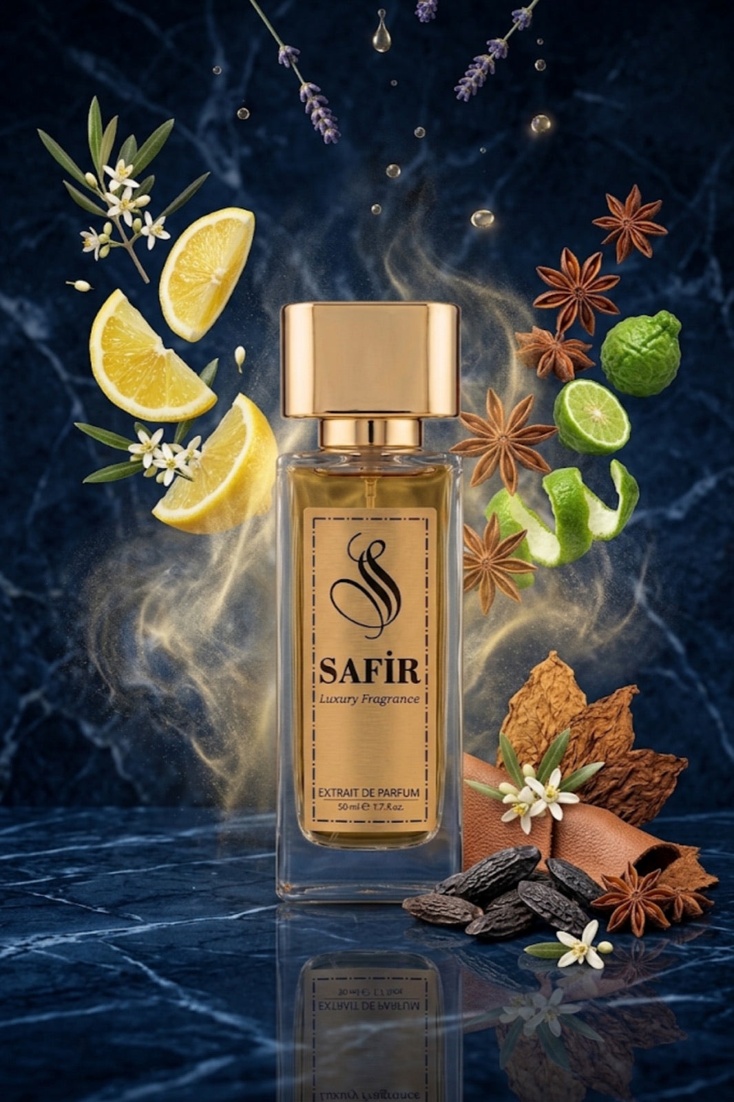 Safir Kod Extrait de Parfum 50 ml | Code Muadili Erkek Parfüm