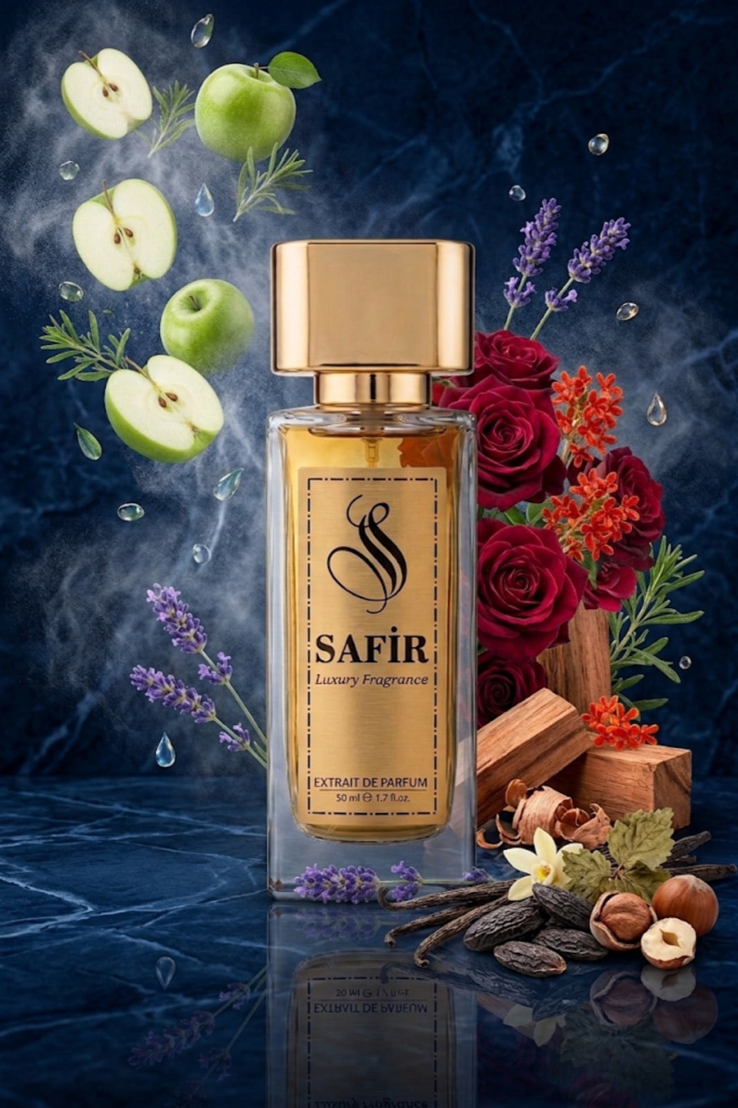 Safir Milion Elixir Extrait de Parfum 50 ml | 1 Million Elixir Muadili Erkek Parfüm
